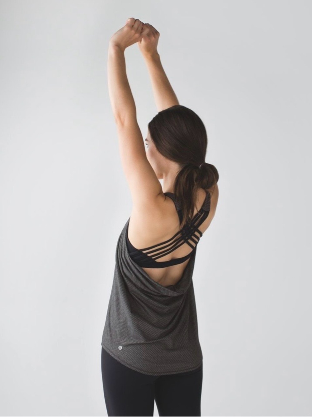 Lululemon Wild Tank Heathered Black / Black 2